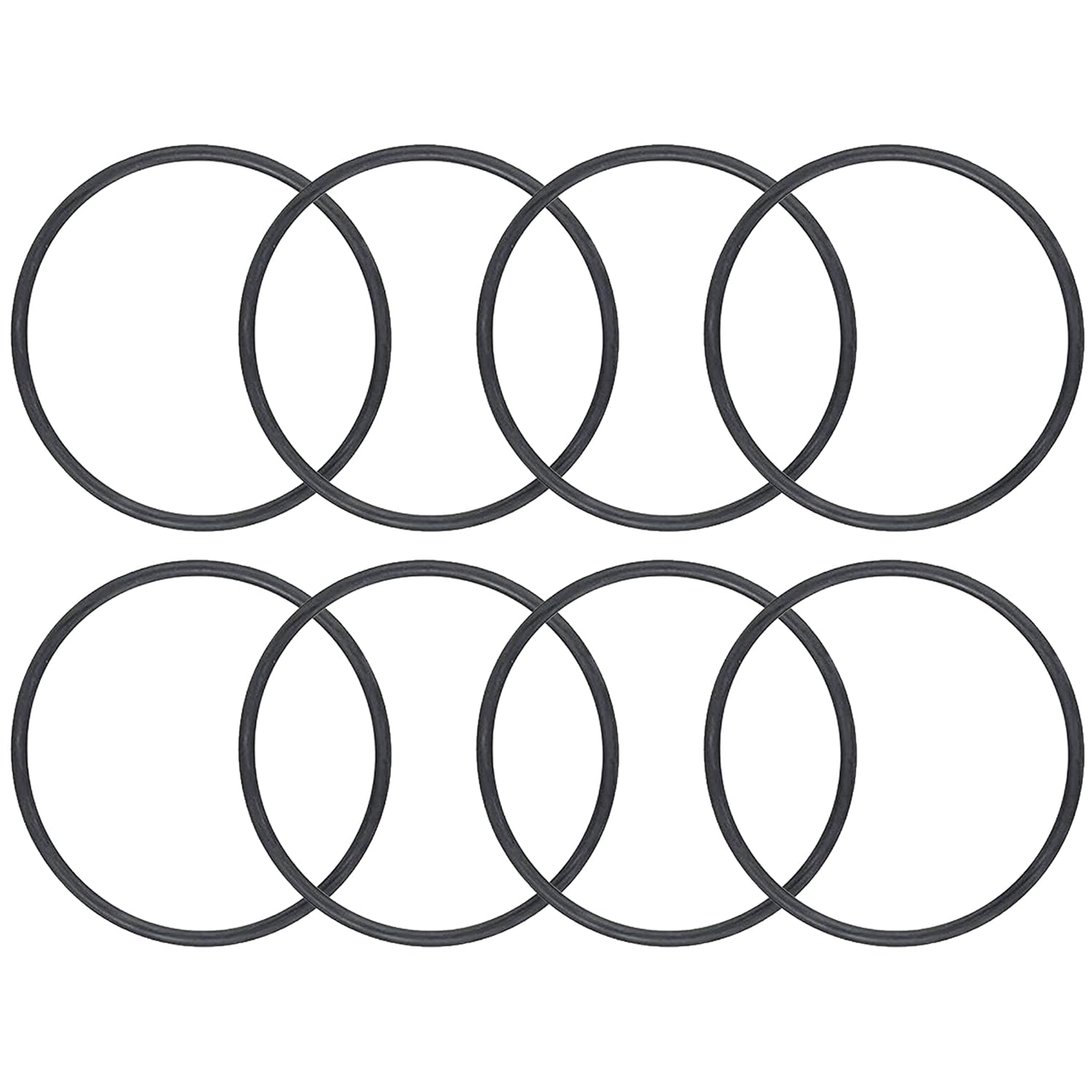 (8-Pack) Salt Cell O-Ring Compatible with Hayward GLX-Cell-Union Buna-N for Turbo Cell Salt Chlorination Cell Union - Aftermarket T-Cell Union O-Rings - Image 1