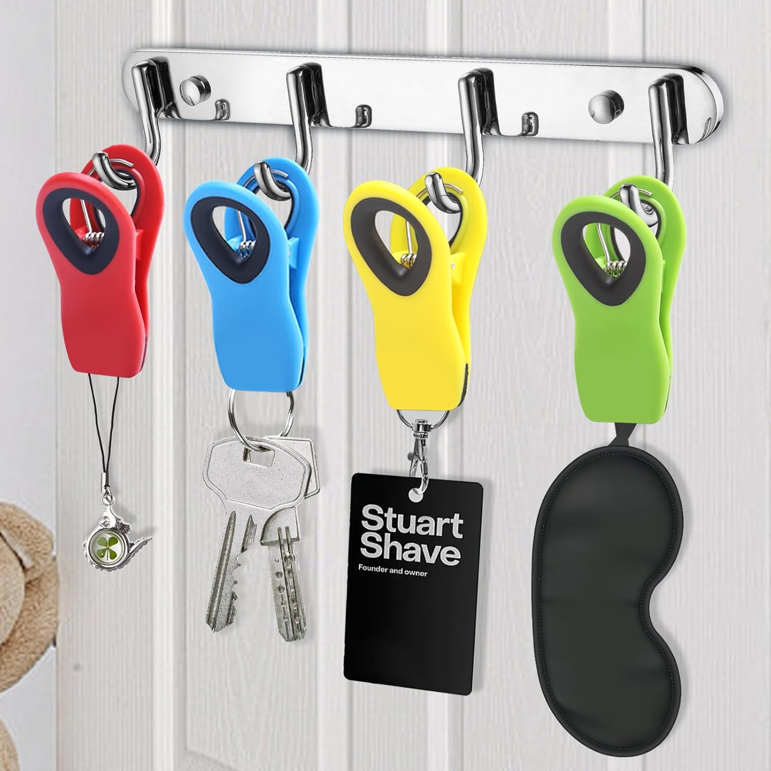 12 Pack Chip Clips, Magnetic Bag Clip with Airtight Seal for Chips, Bread, Snacks, Fridge Organizer Kitchen Storage Clips Multicolor - Image 7