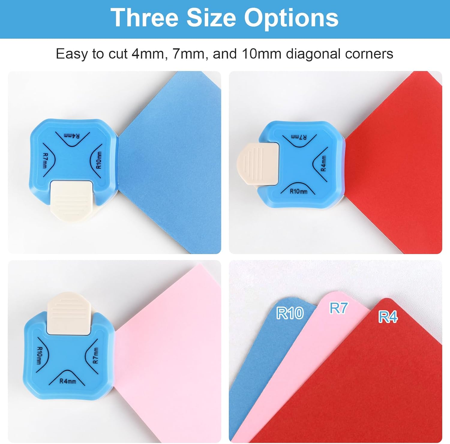 6 Pack Silicone Soda Can Cover Lids, Reusable Soda Can Lids Beer Can + Paper Corner Rounder Punch, Corner Punch Corner Cutter - Image 8