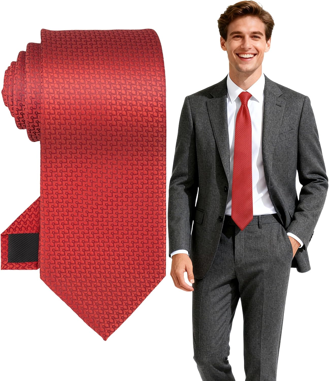 Ties for Men, Striped Neckties for Men, Paisley Ties for Men, Mens Formal and Casual Ties for Wedding, Business - Image 1