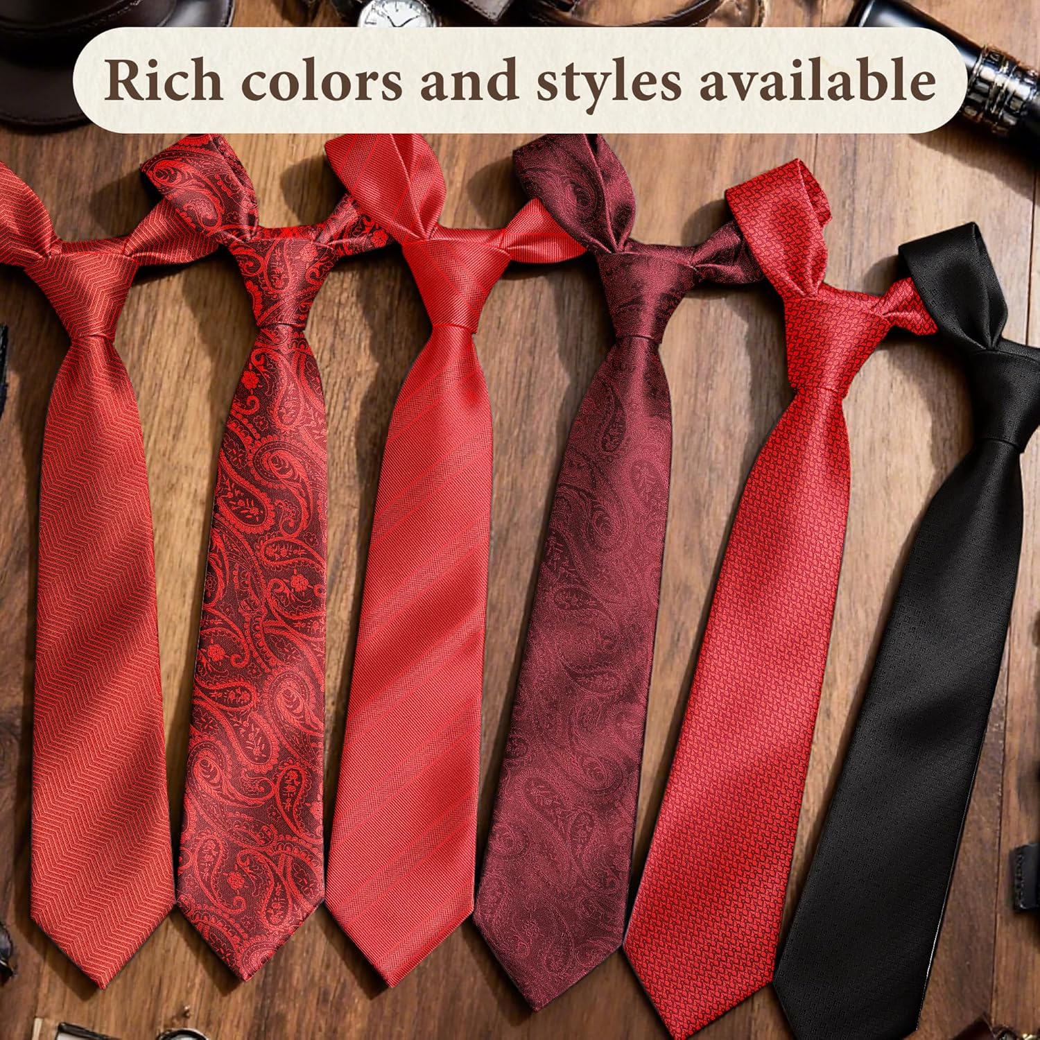 Ties for Men, Striped Neckties for Men, Paisley Ties for Men, Mens Formal and Casual Ties for Wedding, Business - Image 5