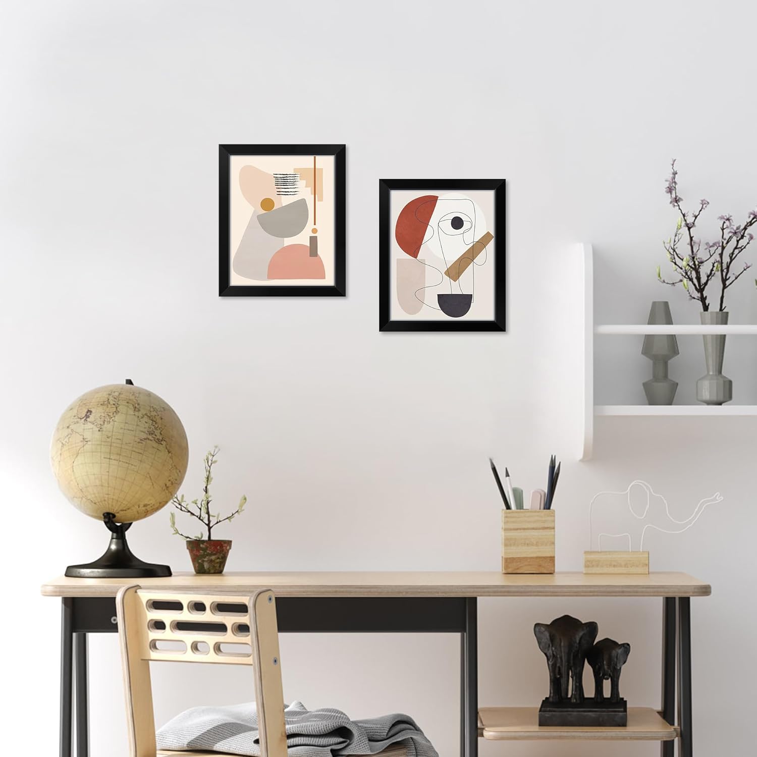 8x10 Picture Frame, Black Poster Frame with HD Plexiglass, Display Pictures 5x7 with Mat or 8x10 Without Mat, Photo Frames Collage for Tabletop or Wall Display, 2 Pack - Image 6