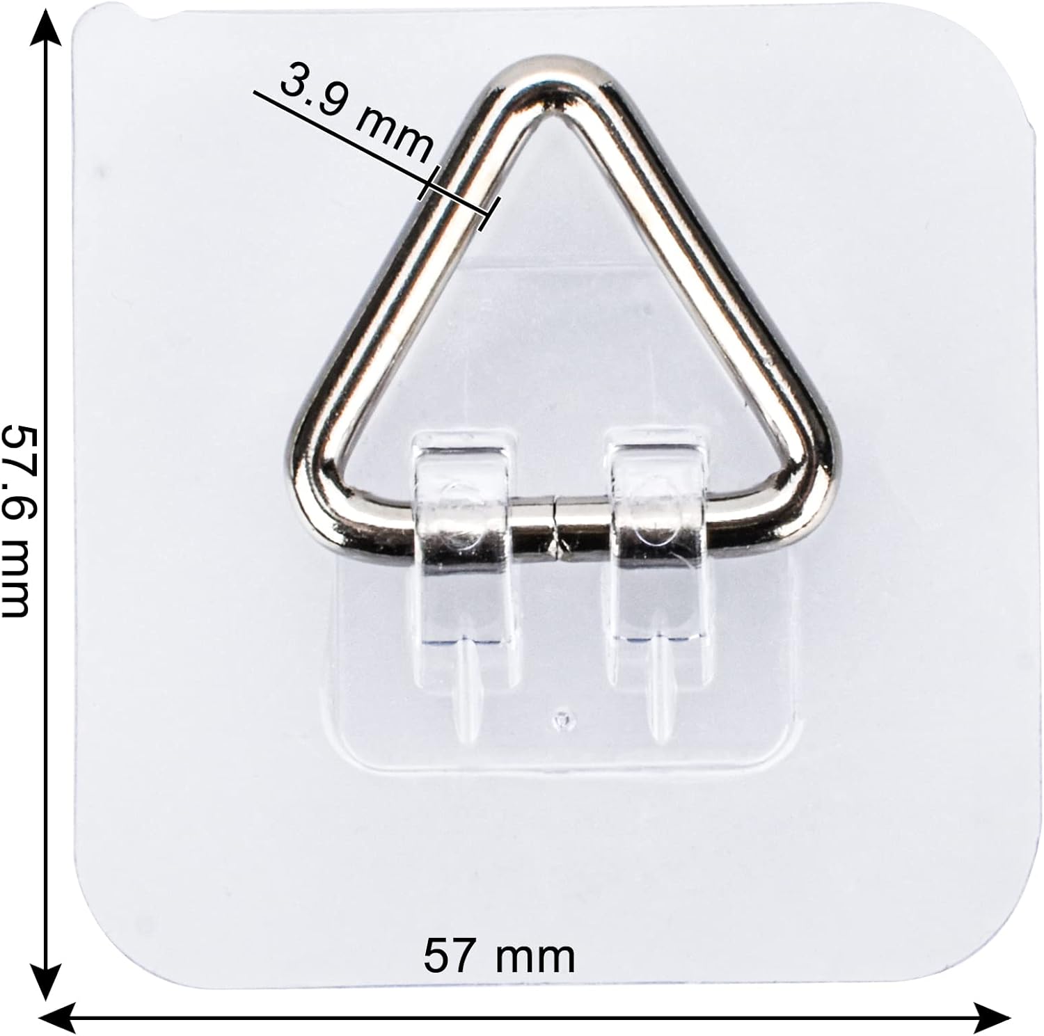 Wall Hangers 20 Pack - Vertical Plate Holders, Adhesive Picture Hanger for Wall Decoration - Image 2