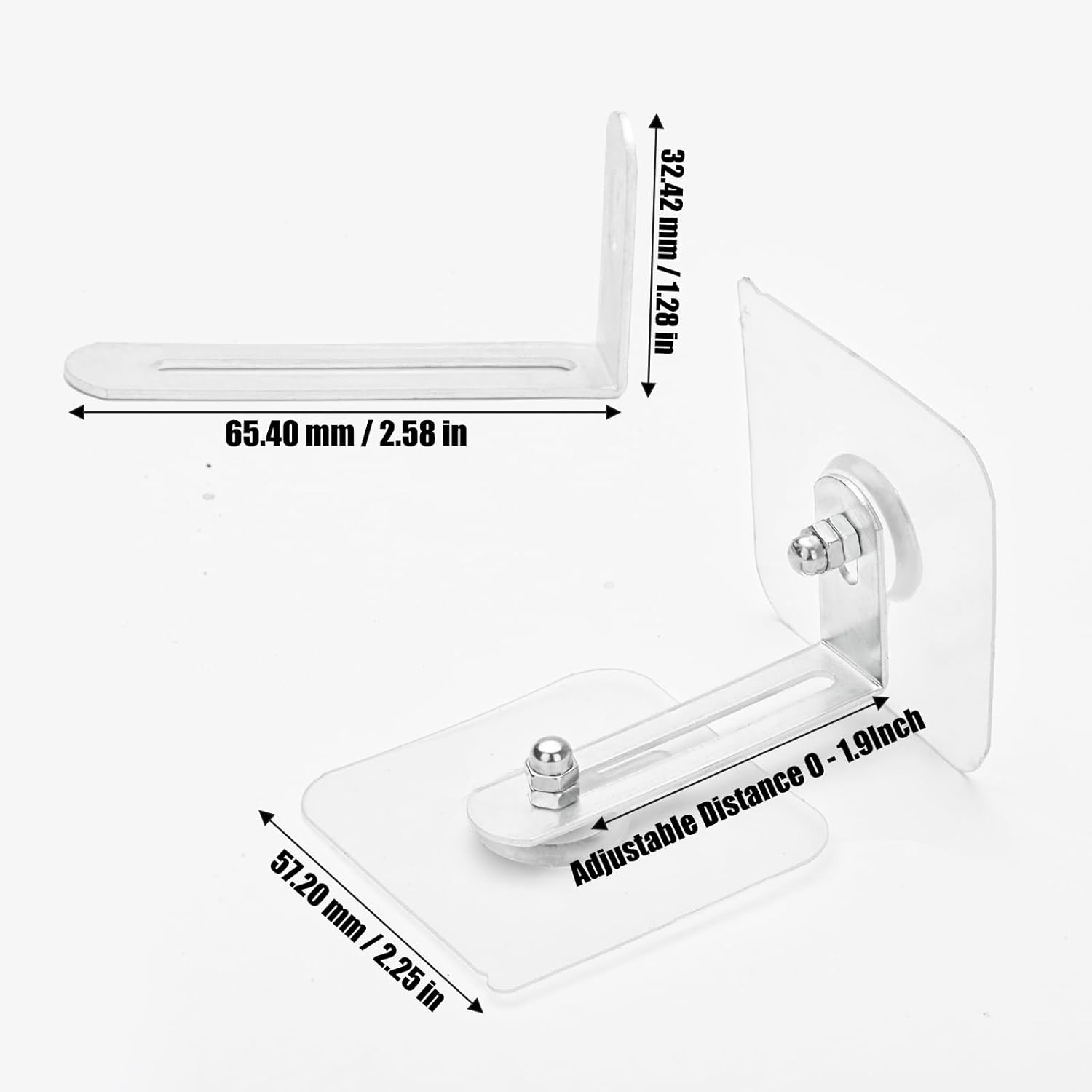 No Drill Furniture Anchors 6 Packs Anti Tip Furniture Straps Kit Adhesive Furniture Wall Anchors for Baby Proofing, Secure Bookcase Dresser Shelf Cabinet Wall - Image 2
