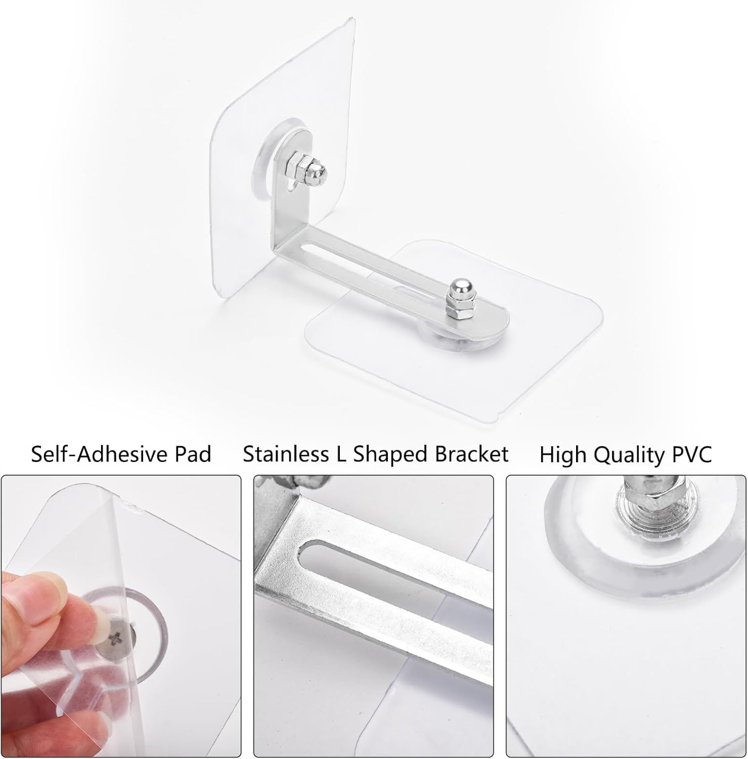 No Drill Furniture Anchors 6 Packs Anti Tip Furniture Straps Kit Adhesive Furniture Wall Anchors for Baby Proofing, Secure Bookcase Dresser Shelf Cabinet Wall - Image 4