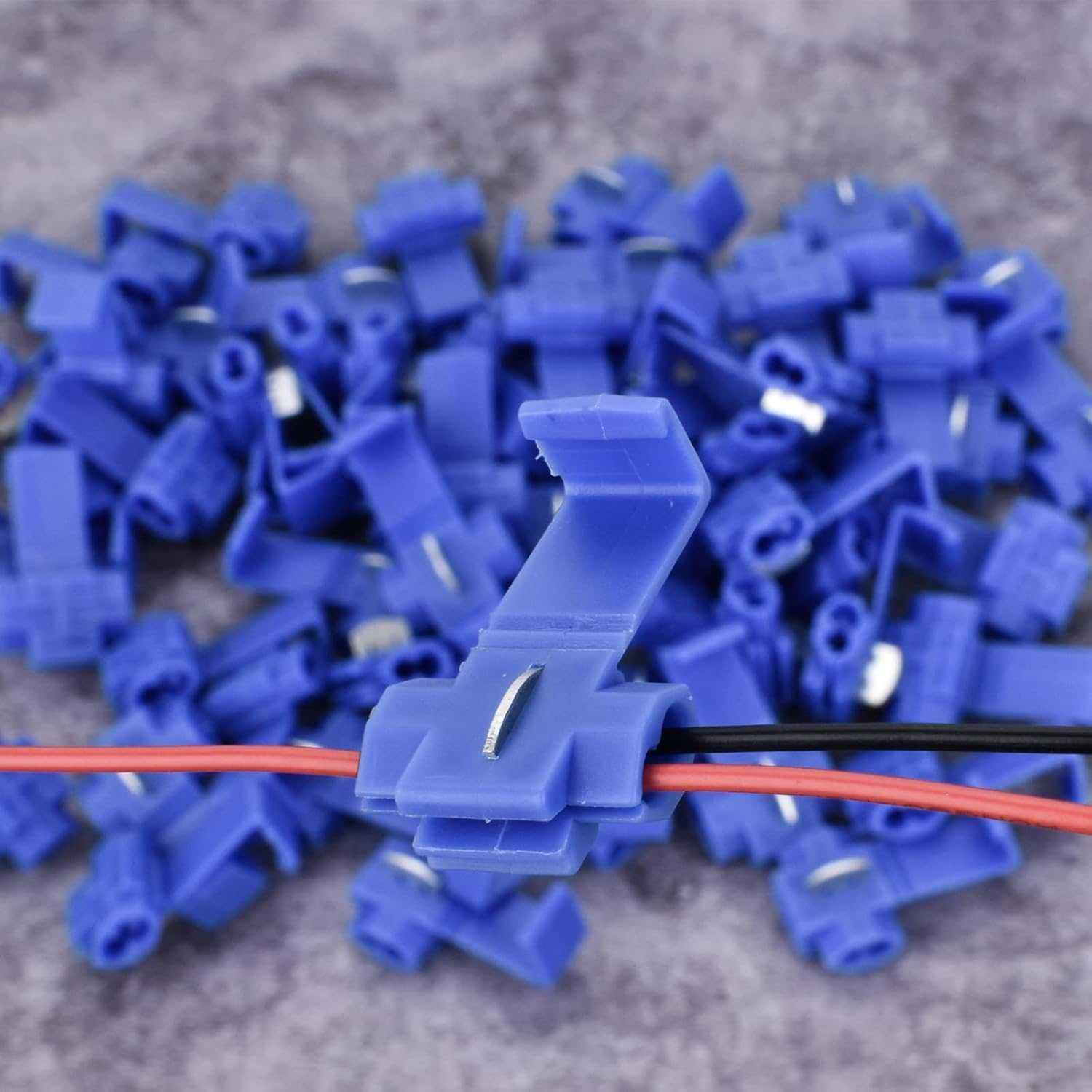 60Pcs Solderless Quick Splice Wire Connectors 18-14 AWG Splice Connector Snap Electrical Wire Connector Cold Pressed Insulated Electric Wire Splice Connectors - Image 4