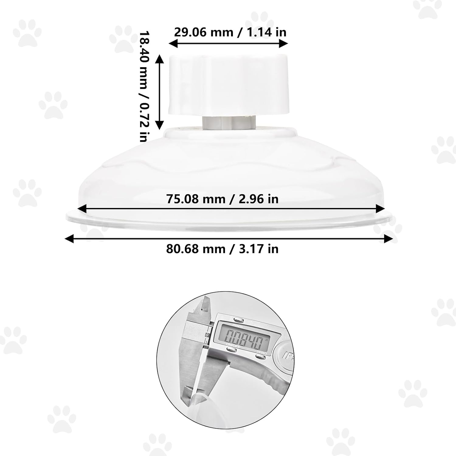 Thick Suction Cup Cat Perches 4Pcs Cat Hammock Replacement Screw Suction Cups for Window Seat - Image 2