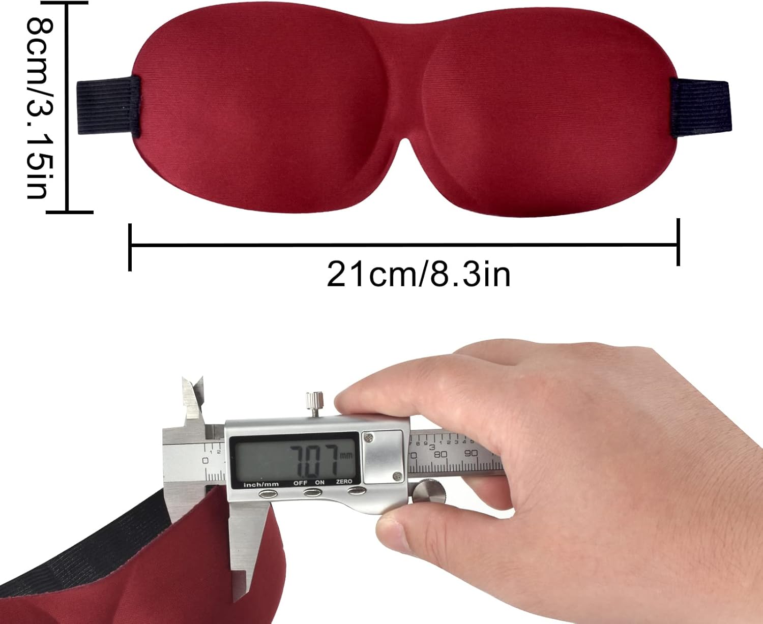 4 Pcs Sleep Mask 3D Eye Mask for Sleeping Eye Covers for Back and Side Sleeper at Travel, Sleep, Airplane - Image 3