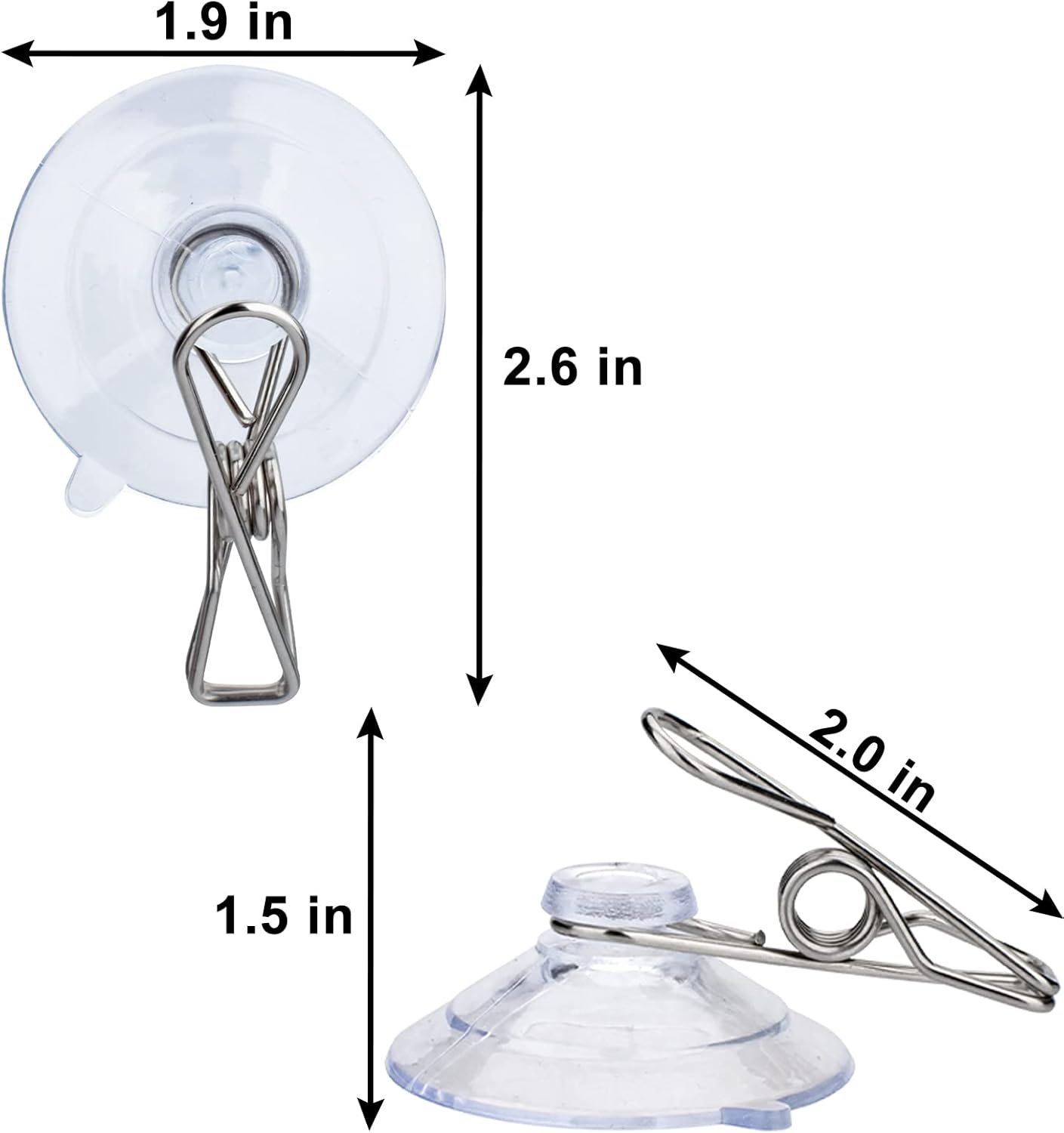 24Pcs Suction Cup Clips for Windows 2