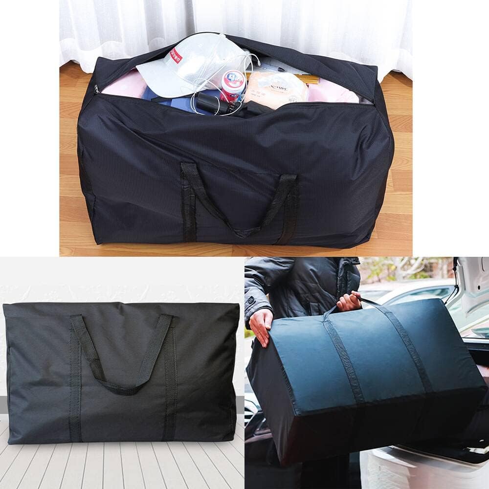Extra Large Moving Bags with Strg Zippers & Carrying Handles, Storage Bags Storage Totes for Clothes, Moving Supplies, Space Saving Oversized Storage Bag Organizer for Moving, Traveling (2 Pack) - Image 4