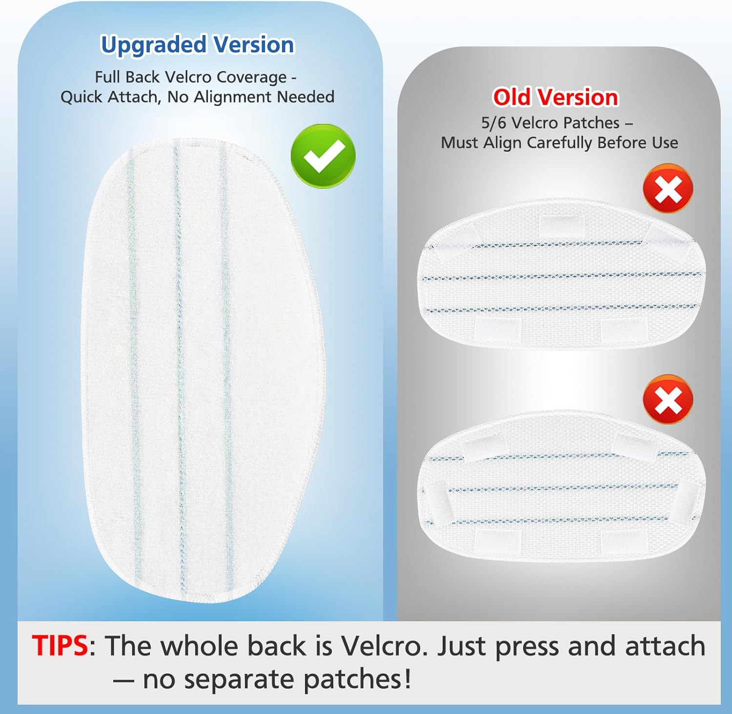 6 Pack Replacement Steam Mop Pads Compatible for PurSteam ThermaPro 10-in-1 - Image 3