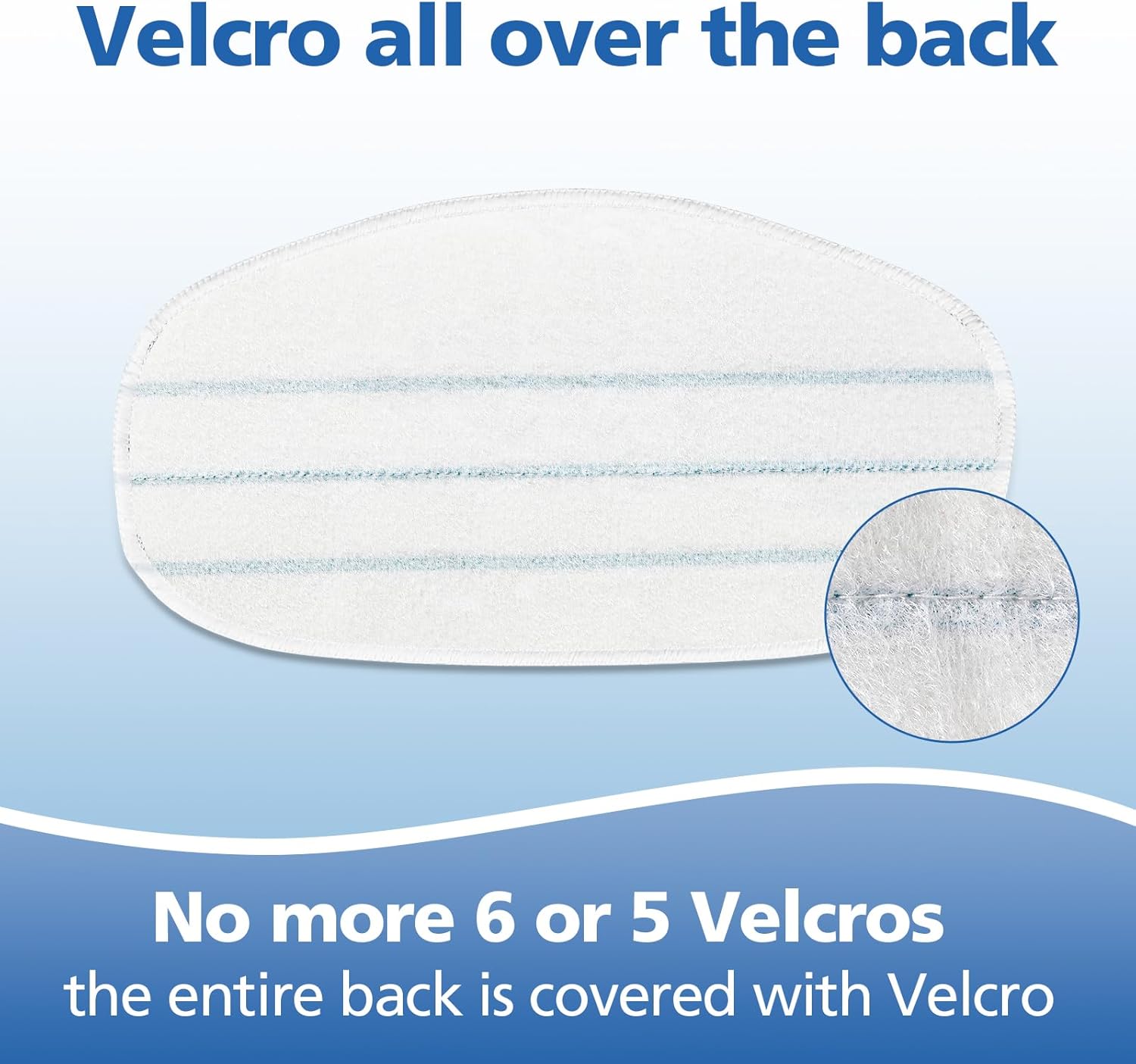 6 Pack Replacement Steam Mop Pads Compatible for PurSteam ThermaPro 10-in-1 - Image 6