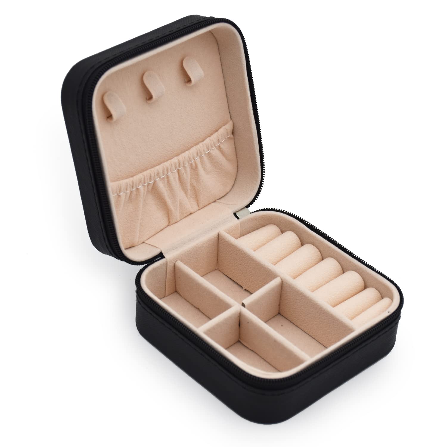 MODENGKGJIAN Mini Jewelry Travel Case, TSA Approved Travel Bottles, Perfect size to fit in your carry- luggage for travel or vacatis. - Image 1