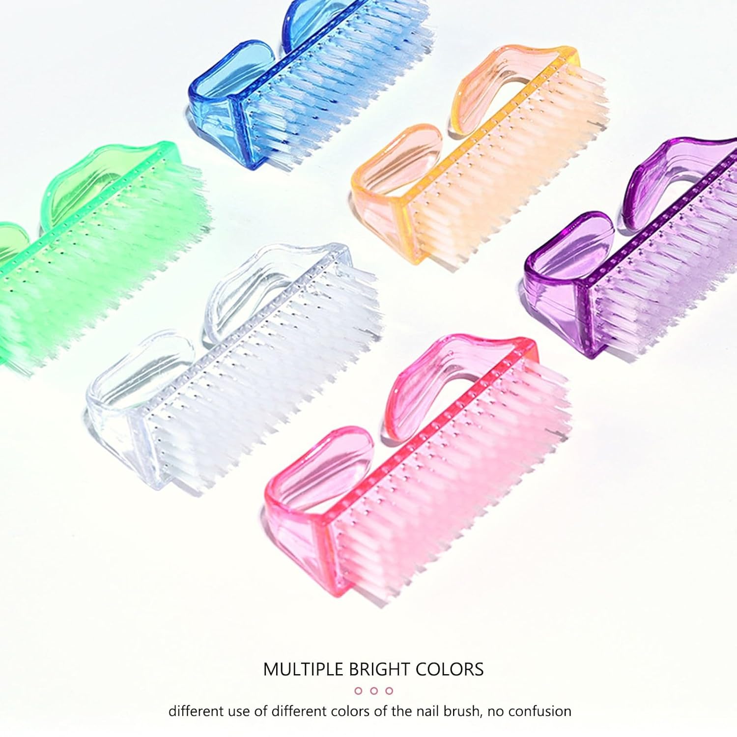 4PCS Wide Tooth Detangling Comb, Large Hair Styling Comb for Curly, Hand Fingernail Scrub Cleaning Brushes for Toes and Nails Cleaner - Image 3