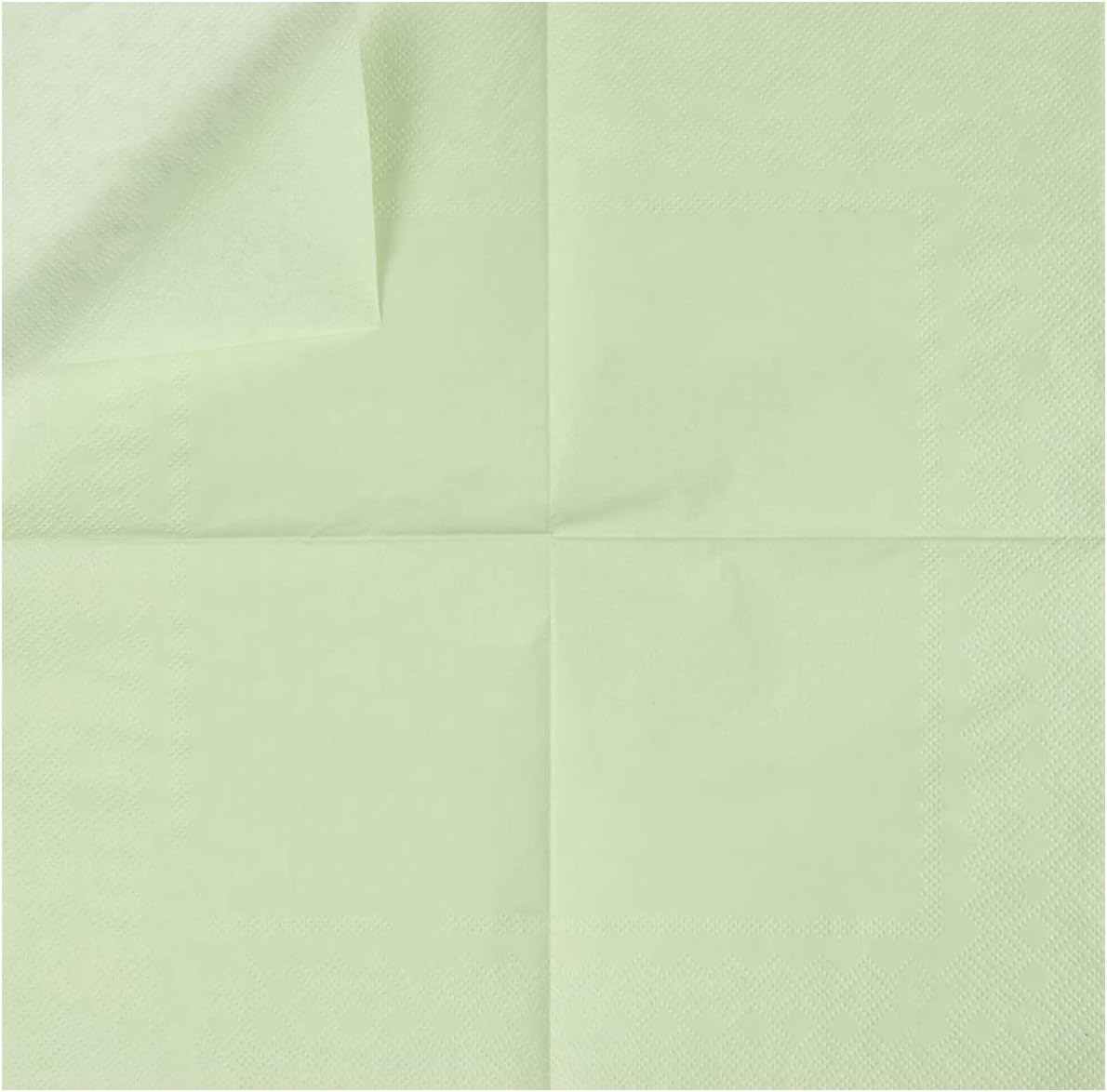 100 Pack Cocktail Napkin 2-Ply Dessert Napkins Folded 5 x 5 Inches Disposable Napkins for Dinner Wedding Birthday Party Bridal Anniversary Recepti Event (100, Sage-Green) - Image 3