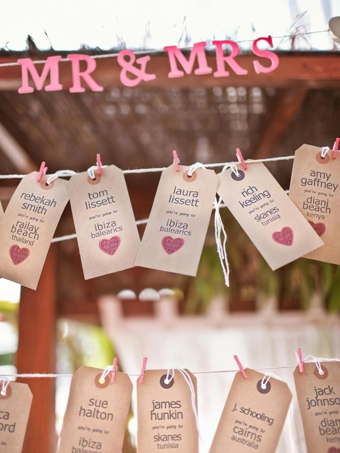 Mini Clothes Pins for Photo, Sturdy Natural Wooden Clothespins 150 Pcs 1 Inch with 33 FT Jute Twine, Small Clips for Crafts Display Baby Shower Game Hanging Decorative Pictures Weddings, Pink - Image 6