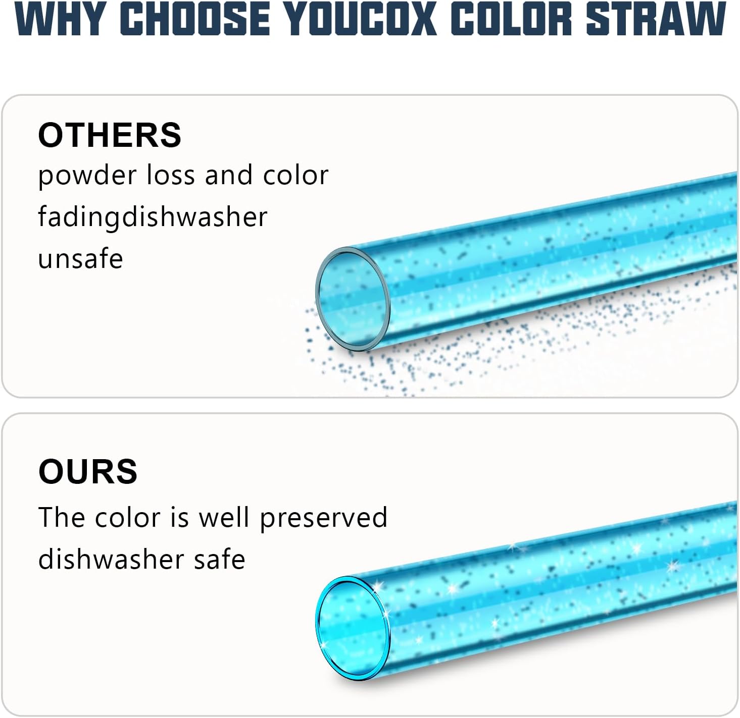 10 PCS Straw Cleaner Brush and 10 Pcs Replacement Color Straw for Stanley Cup 40 oz 30 oz 64 oz Tumbler - Image 6