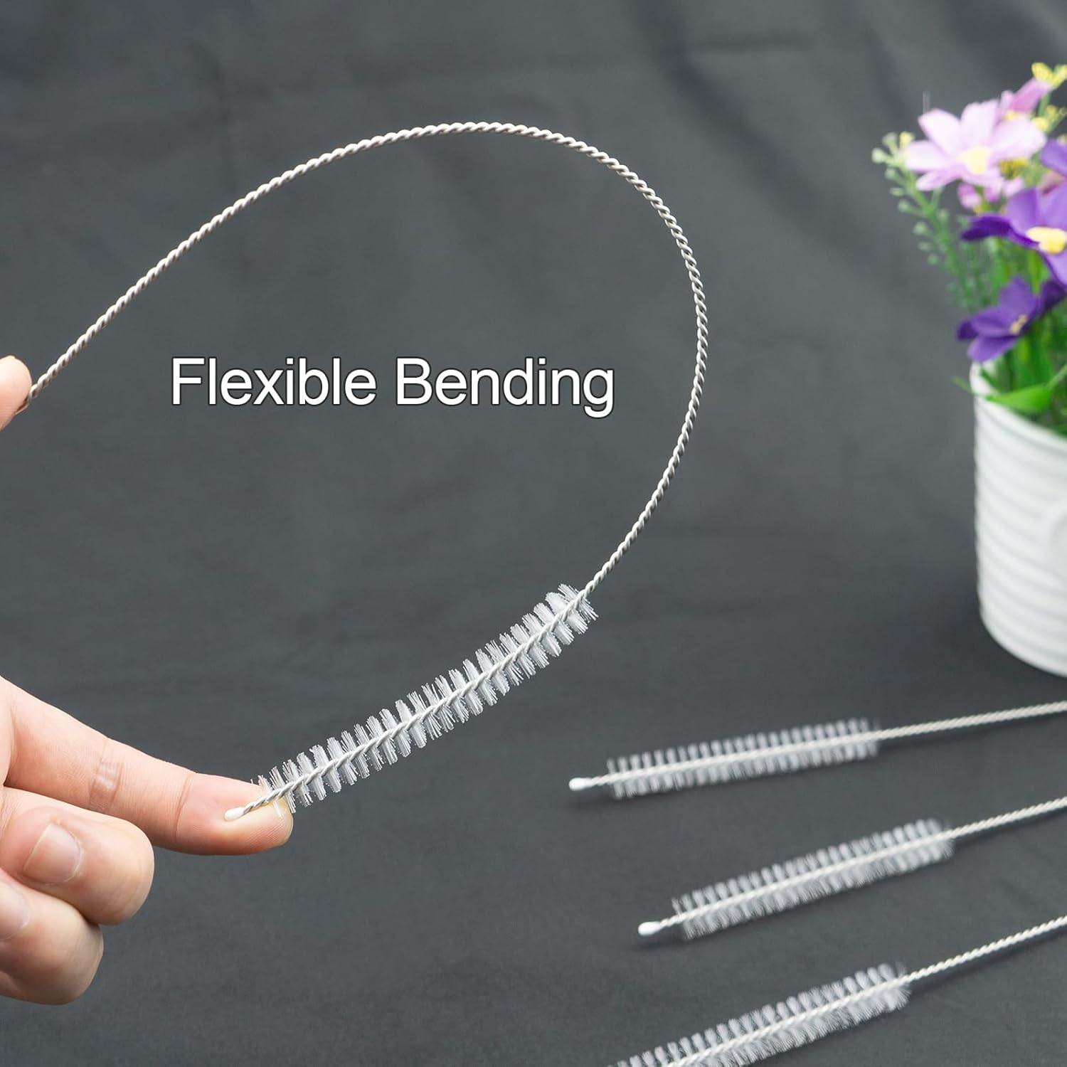 10 PCS Straw Cleaner Brush and 10 Pcs Replacement Color Straw for Stanley Cup 40 oz 30 oz 64 oz Tumbler - Image 8