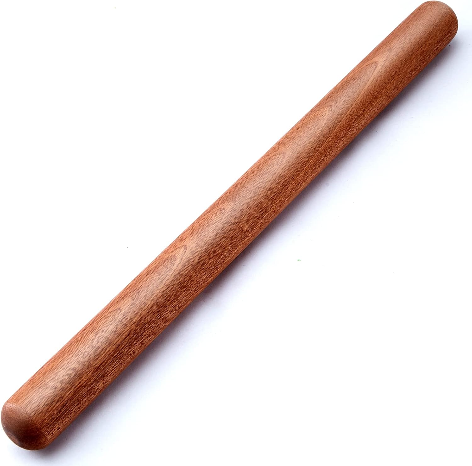 French Rolling Pin, 17.7 Inches Wood Rolling Pin for Baking Extra Lg Thickened, Classic Wooden Dough Roller for Fdant Pizza Pie Crust Cookie Pastry, Essential Kitchen Utensil, Brown - Image 1