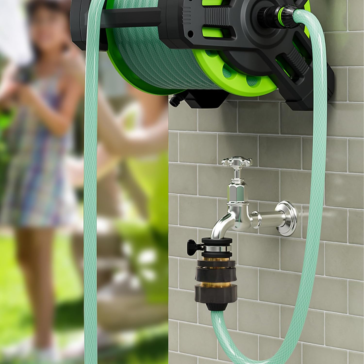Garden Hose Quick Connector, 3/4 Inch Male and Female Garden Hose Fitting Quick Connector, 3 Female + 6 Male - Image 5