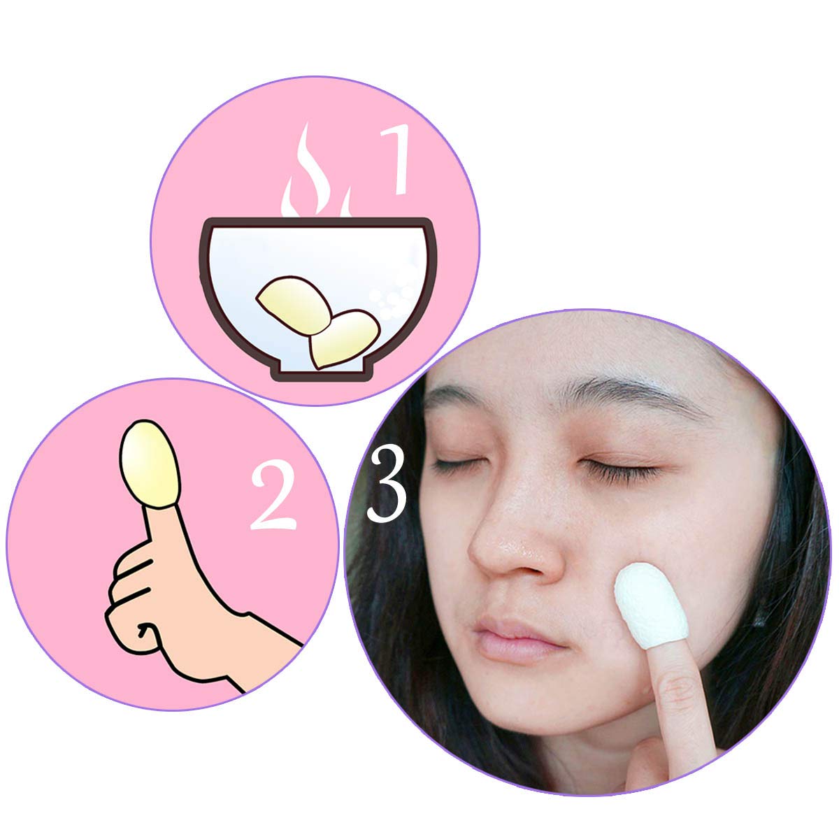 Petluno 100pcs Fresh Natural Silk Ball Cocoons Facial Cleanser Balls Healthy Skin Care Scrub Face Massage - Image 4