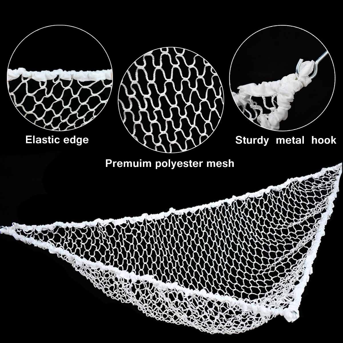 Hammock Mesh Toy Net Stuffed Animal Toys for Kids Jumbo Large Storage Pet Corner Animals Wall Hanging Organizer Christmas Gift (White) - Image 4
