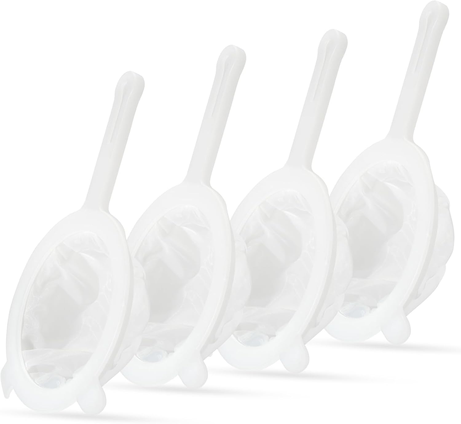 Premium Multi-Mesh Strainer Set, 4 Pack - 100/200/300/400 Mesh, Nylon & Plastic Fine Mesh Sieve for Tea, Coffe, Nut Milk, Juice, Broth, Smoothies, Reusable Easy to Clean, Durable,Dishwarer Safe - Image 1