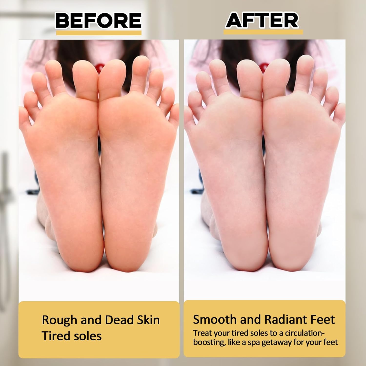 Extra Thicker & Larger Foot Scrubber Mat for Shower, Silicone Back Body Exfoliator Massager Cleaner Washer with Non Slip Suction Cup, Exfoliating Scrub Brush Pad Women Men Elderly - Image 6
