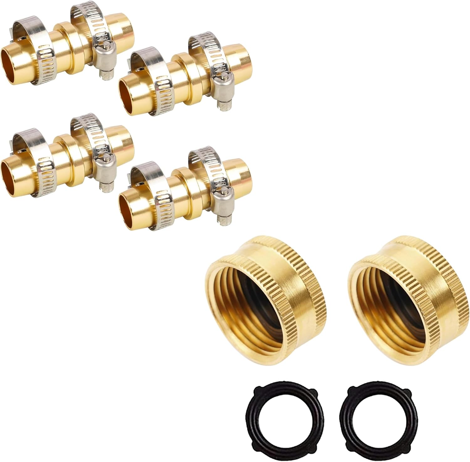 Garden Hose Repair Kit + Hose End Caps - Image 1