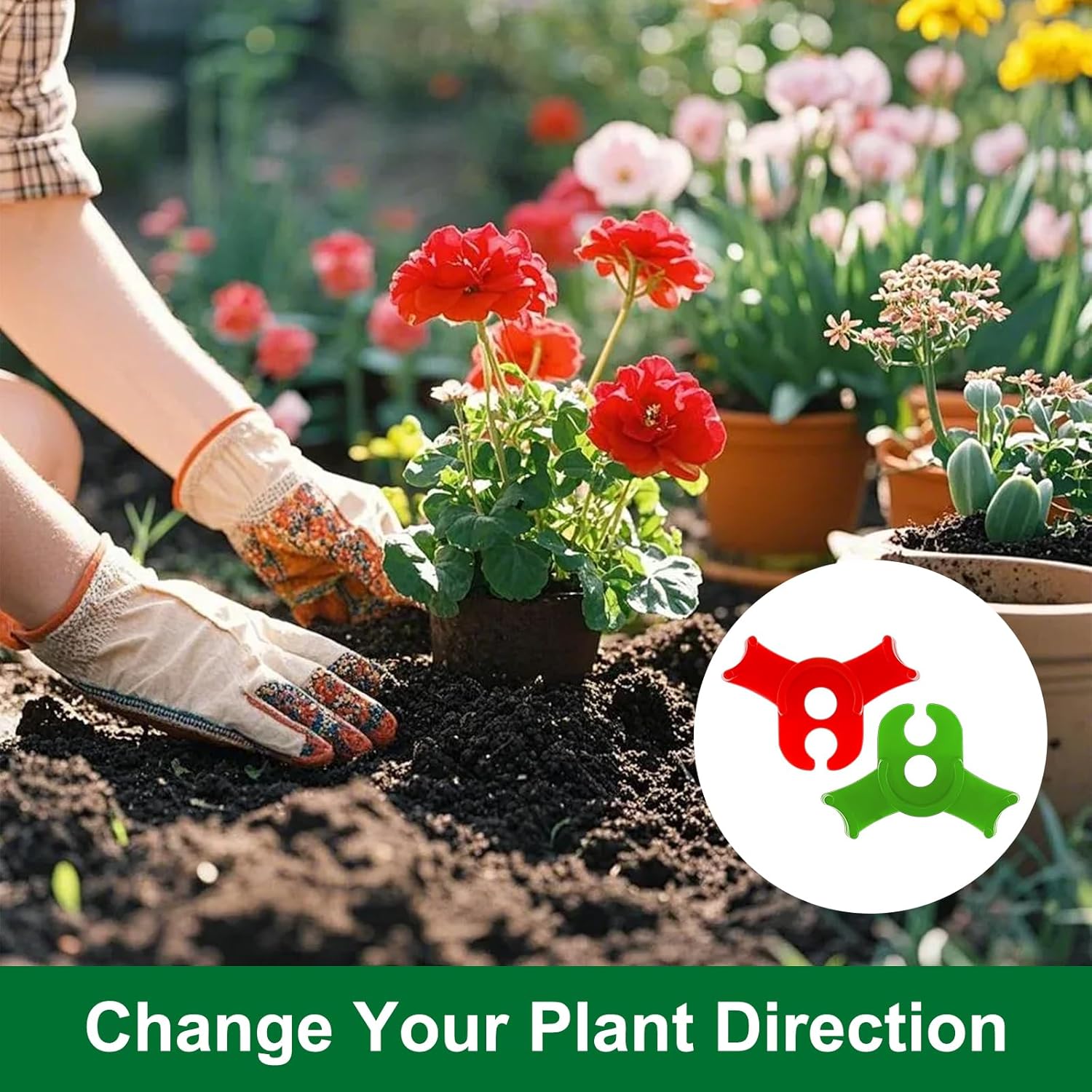 60Pcs Plant Training Clips, Reusable 90 Degrees Bud Trainer Lst Clips for Low Stress Training Plant Stem Support Bud Bender for Tomatoes Cucumbers Climbing Plants in Indoor Outdoor Gardens (Red Green) - Image 5