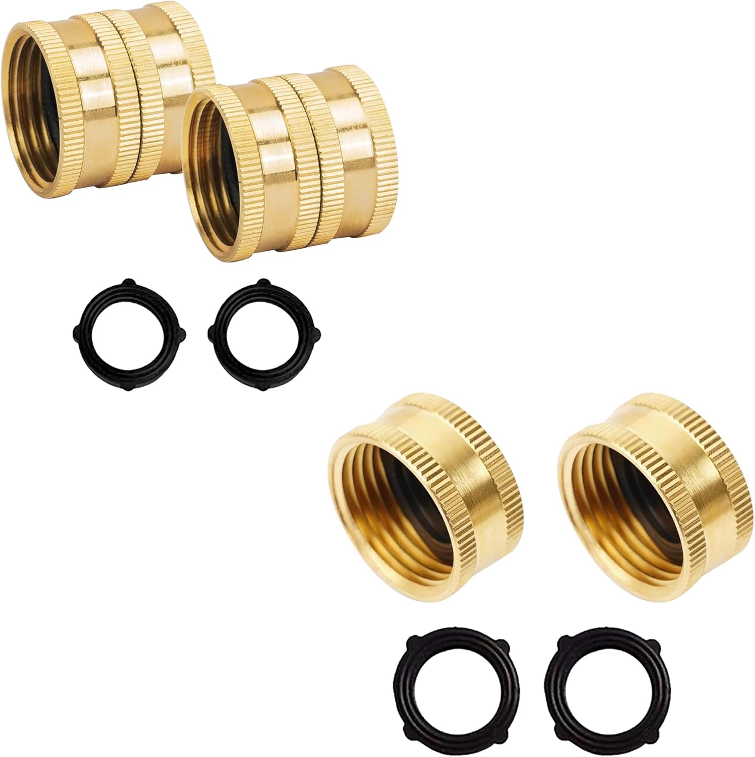 Garden Hose Adapter + Garden Hose End Caps - Image 1