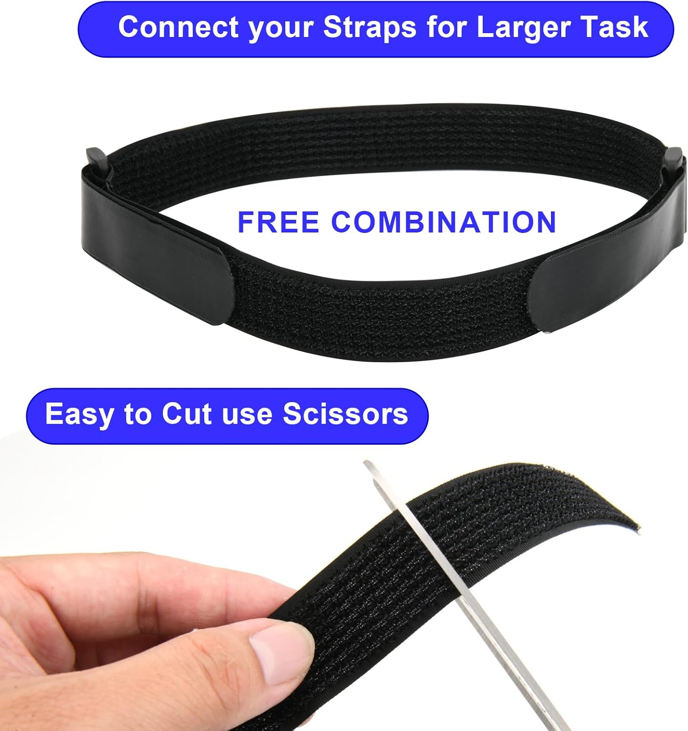 Cinch Straps with Anti-Slip Silicone Strips, 1 x 14