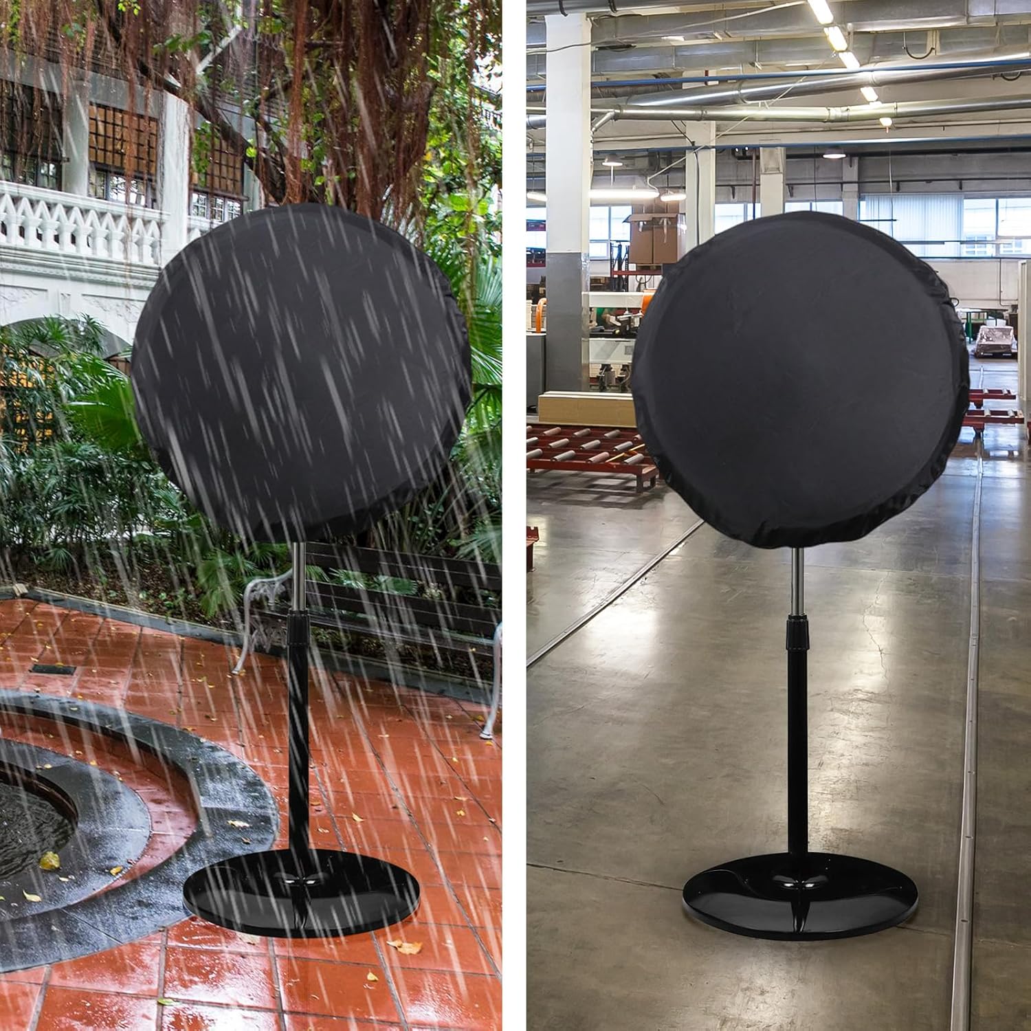 Industrial Heavy Duty Waterproof & Dustproof Fan Cover for 16-20