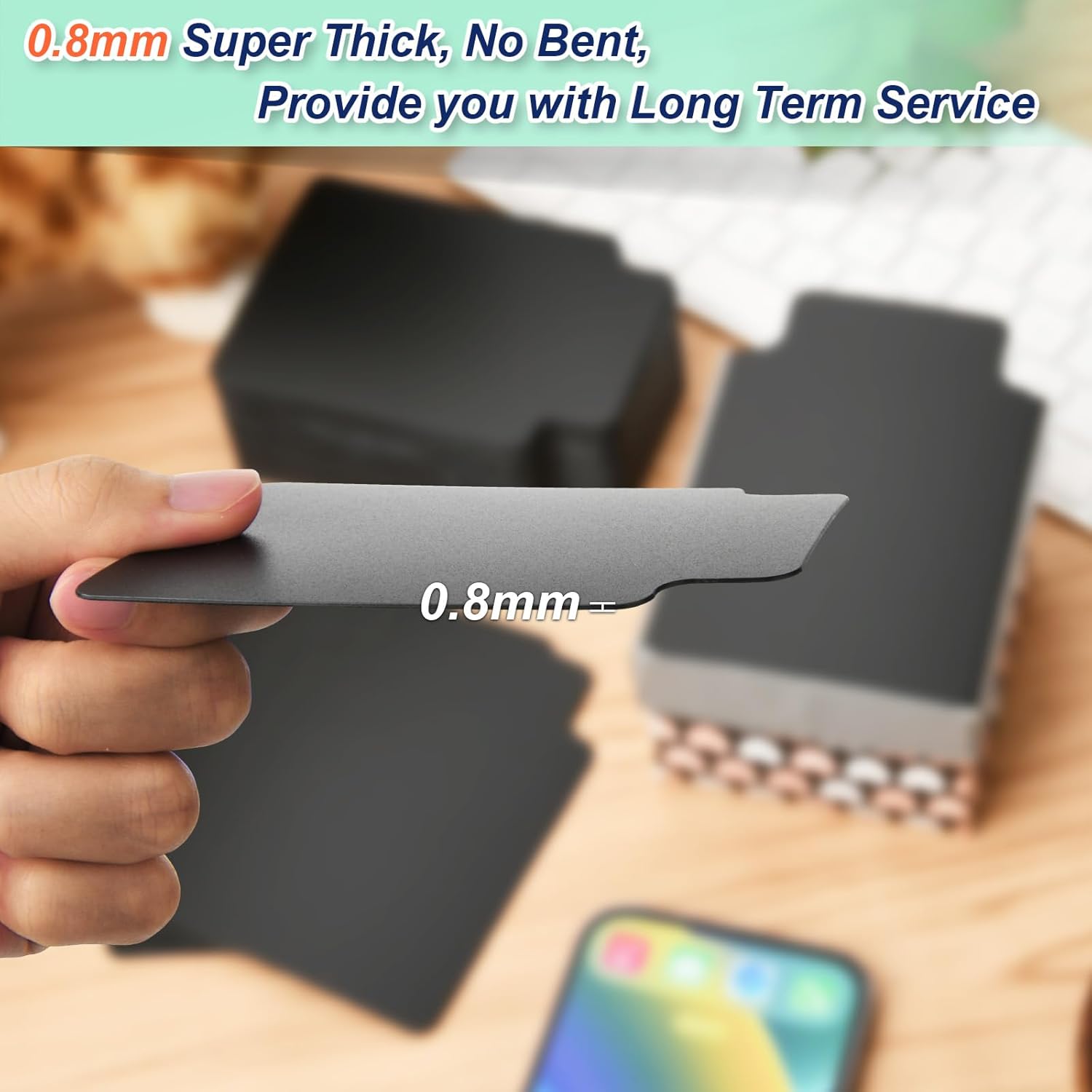 Tall Trading Card Dividers, 0.8MM Thick Card Page Dividers Frosted Card Separator with Tabs Top Loaders Plastic Divider Cards for BCW, Games Sports, Playing Card, 4.2 * 3