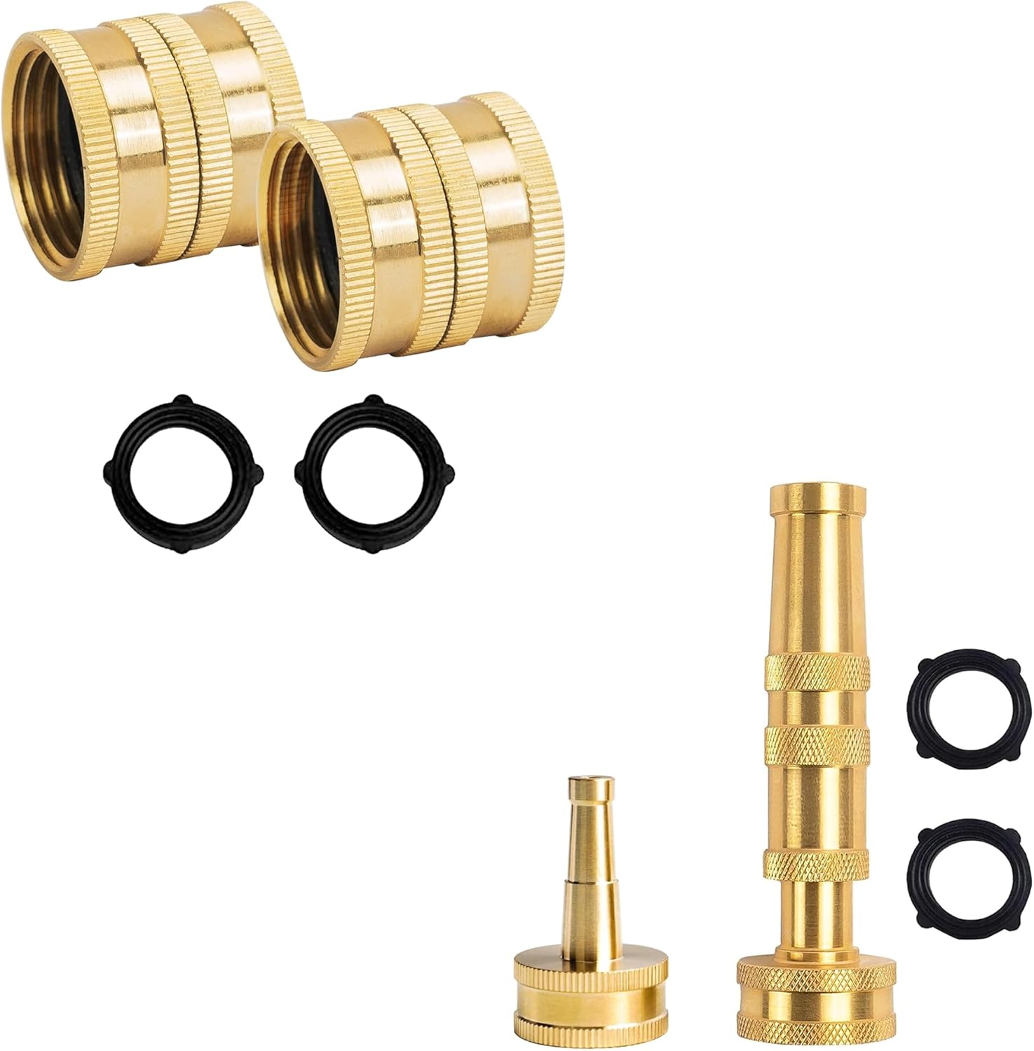 Garden Hose Adapter + Nozzle Twist and Nozzle Jet - Image 1
