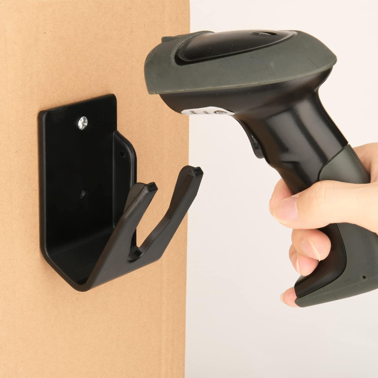 Universal Barcode Scanner Holder, Barcode Scanning Holder, Barcode Reader Holder Rack Bracket, Support Wall Mount/Suspension, Fit for Most Scanner Barcode Scanners (Style A: 90 x 68 x 75 mm) - Image 2