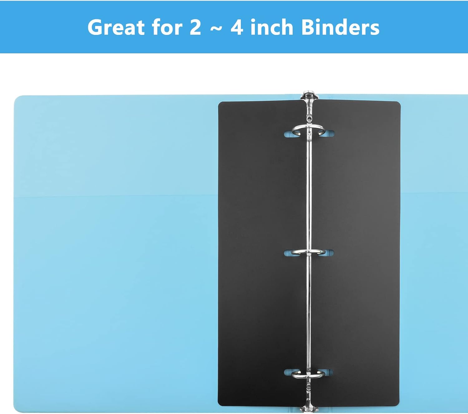 20 PCS Flat Sheet Lifters, Sheet Flatteners, Sheet Lifters Binders, Plastic Sheet Lifters, Protect Binder Page Sheet for 11-Inch x 8-1/2-Inch 3 Ring Binder, D Ring Binders - Image 5