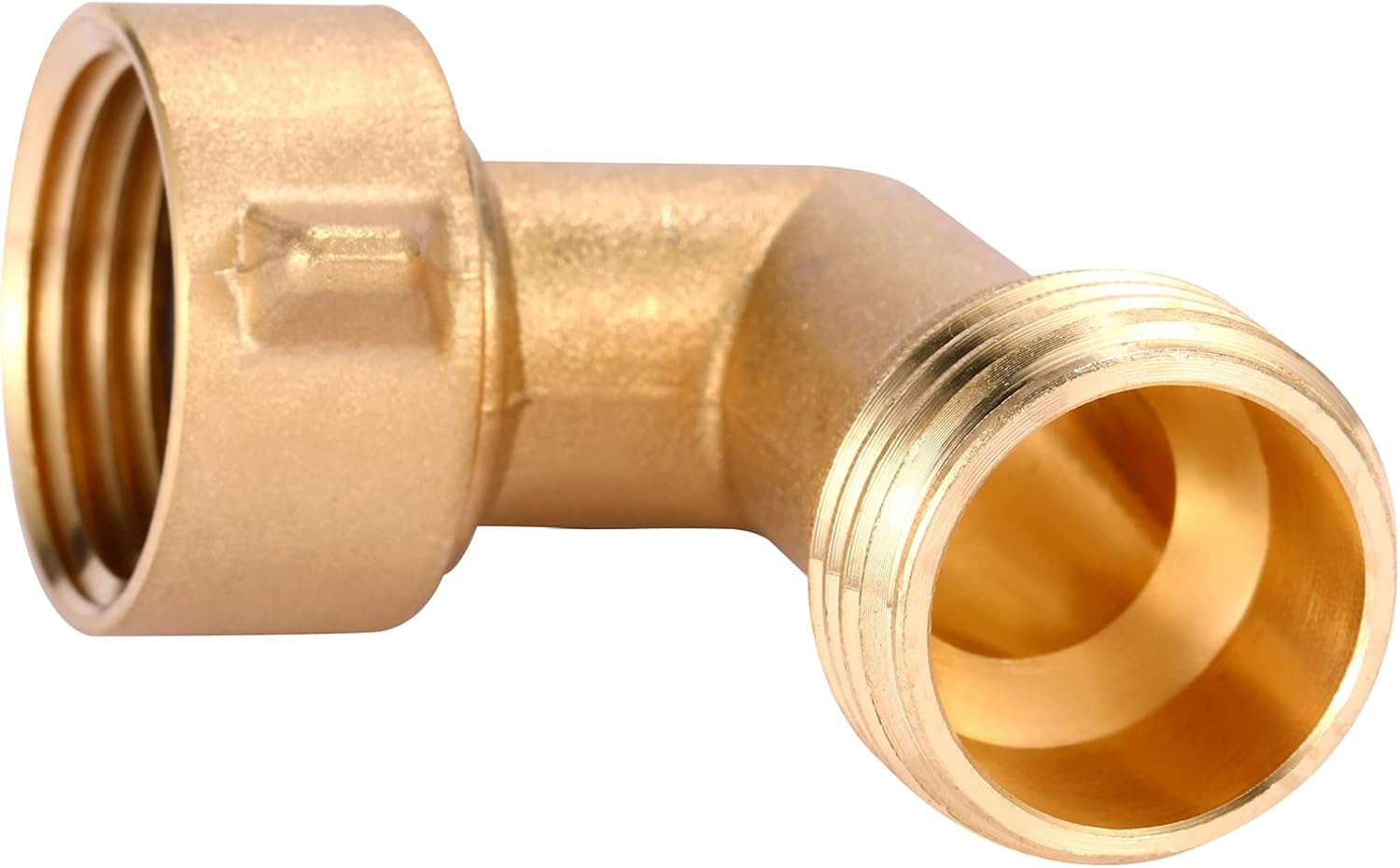 2 Pack Garden Hose Elbow Connector 90 Degree, 3/4