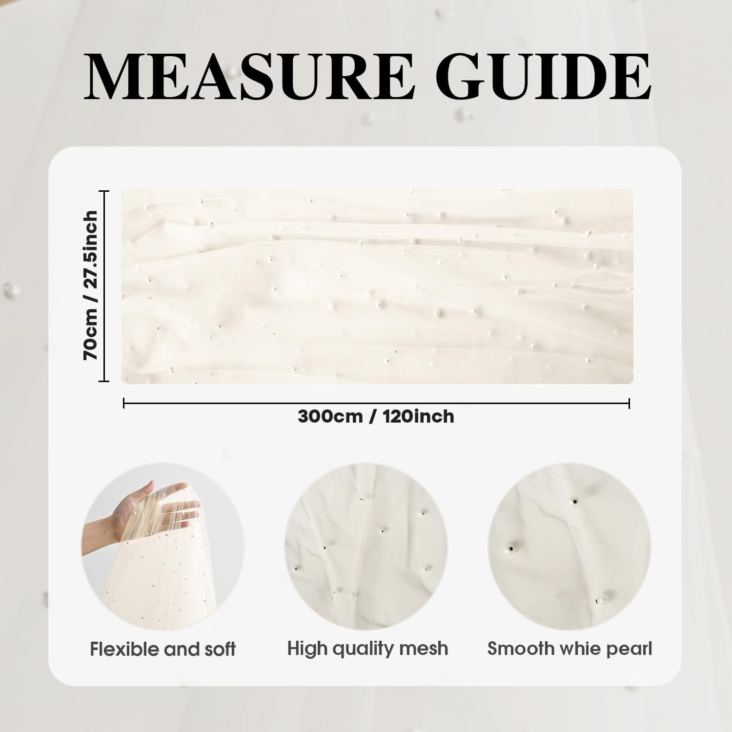 Pearl Beige Gauze Table Runner 120 Inch 10FT, Seasonal Sheer Dining Holiday Wedding Birthday Baby Shower Table Decor for Home Party - Image 7