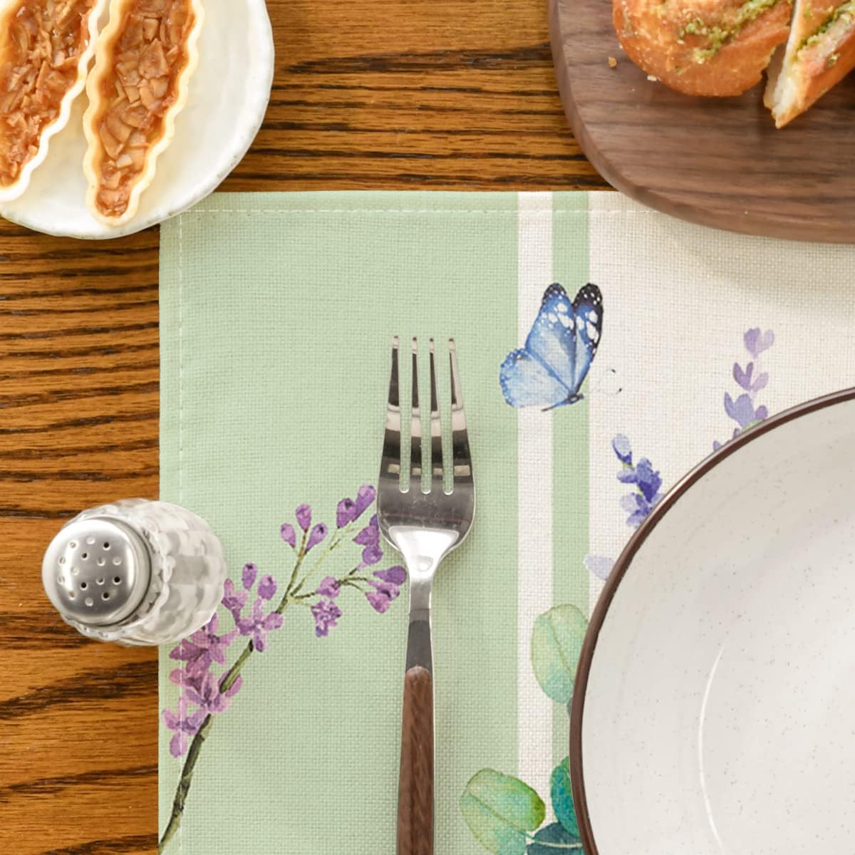Bloom Vase Floral Spring Placemats Set of 4, 12x18 Inch Seasonal Table Mats for Party Kitchen Dining Decoration - Image 7