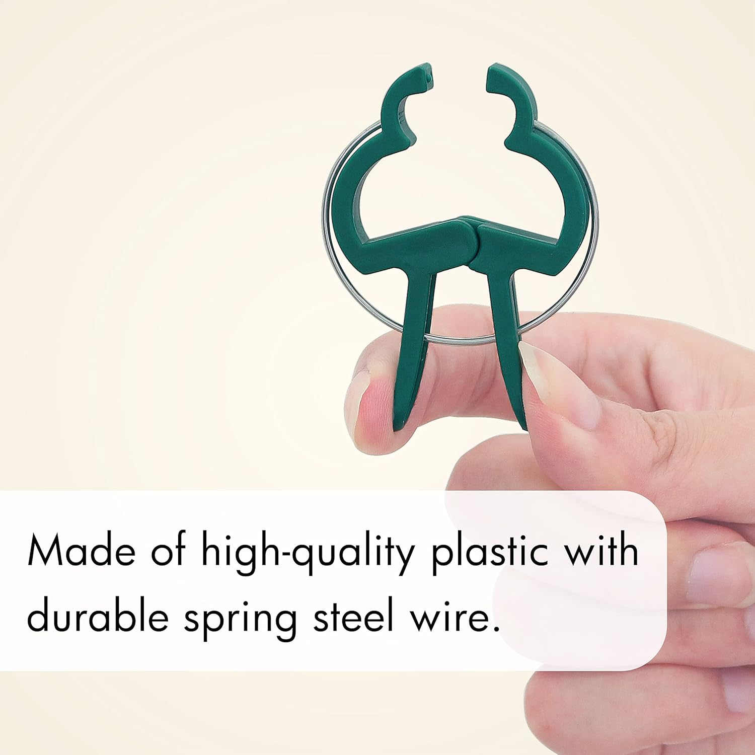 48 Pcs Garden Plant Clips, Plant Support Clips for Securing Stems, Flowers or Climbing Vines to Tomato Cages, Trellis - Image 2