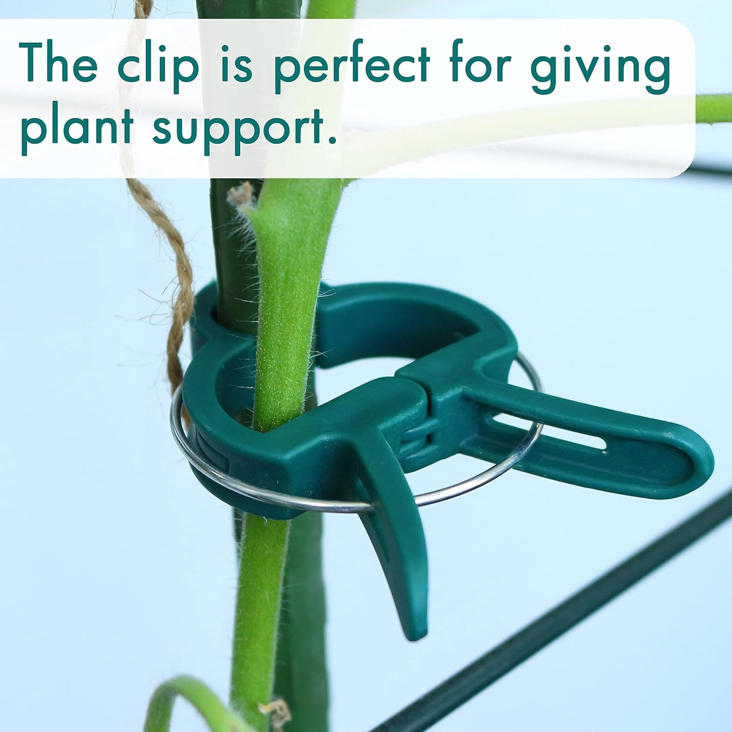 48 Pcs Garden Plant Clips, Plant Support Clips for Securing Stems, Flowers or Climbing Vines to Tomato Cages, Trellis - Image 5