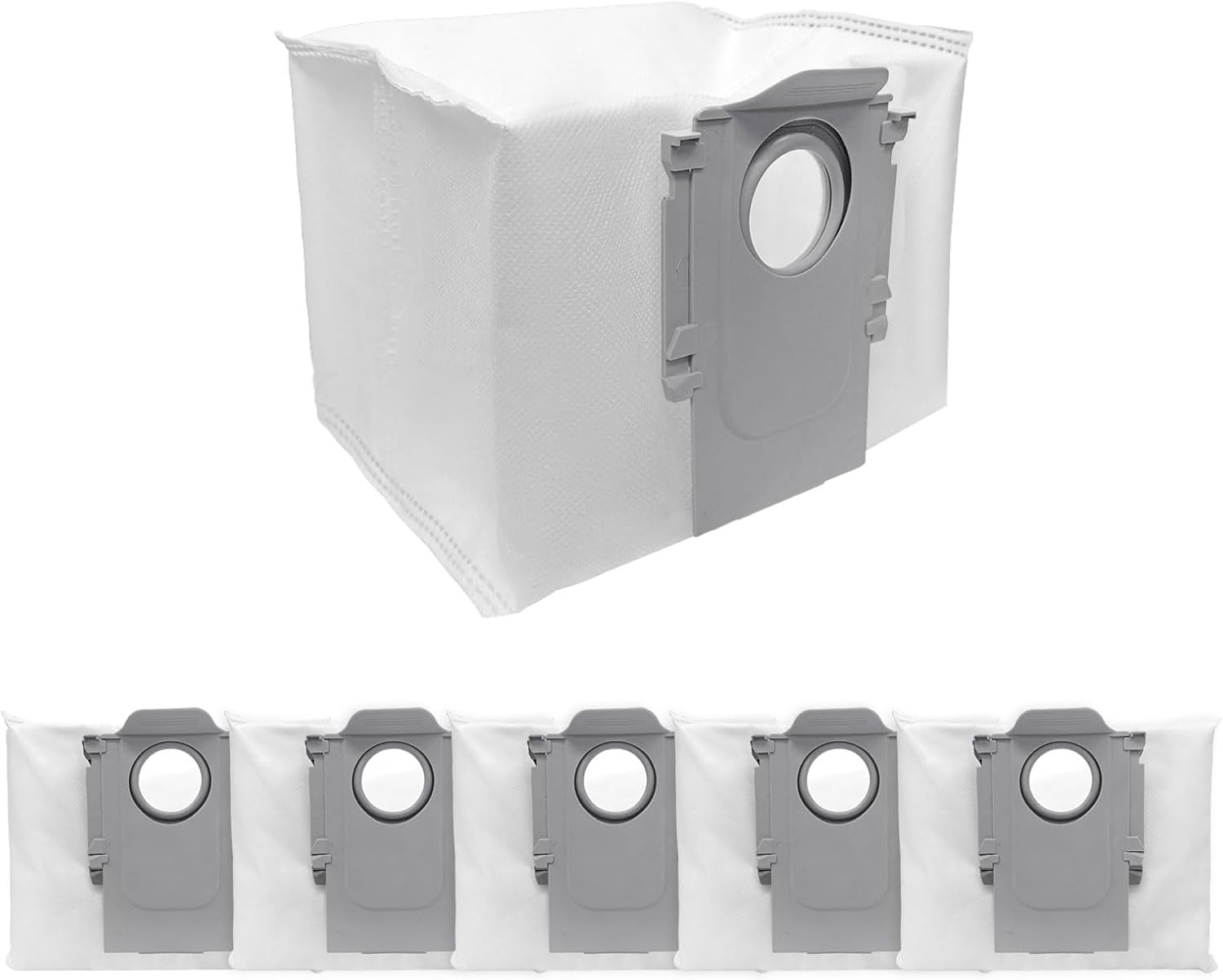6 Pcs Replacement Refill Dust Bags Compatible with  Q10 S5+, Q10 X5+, Q7 M5+, Q5 Max+, Q5+, S8 Pro Ultra, S8+, Q7 Max+, Q8 Max+, Robotic Vacuums 3L Large Capacity - Image 1