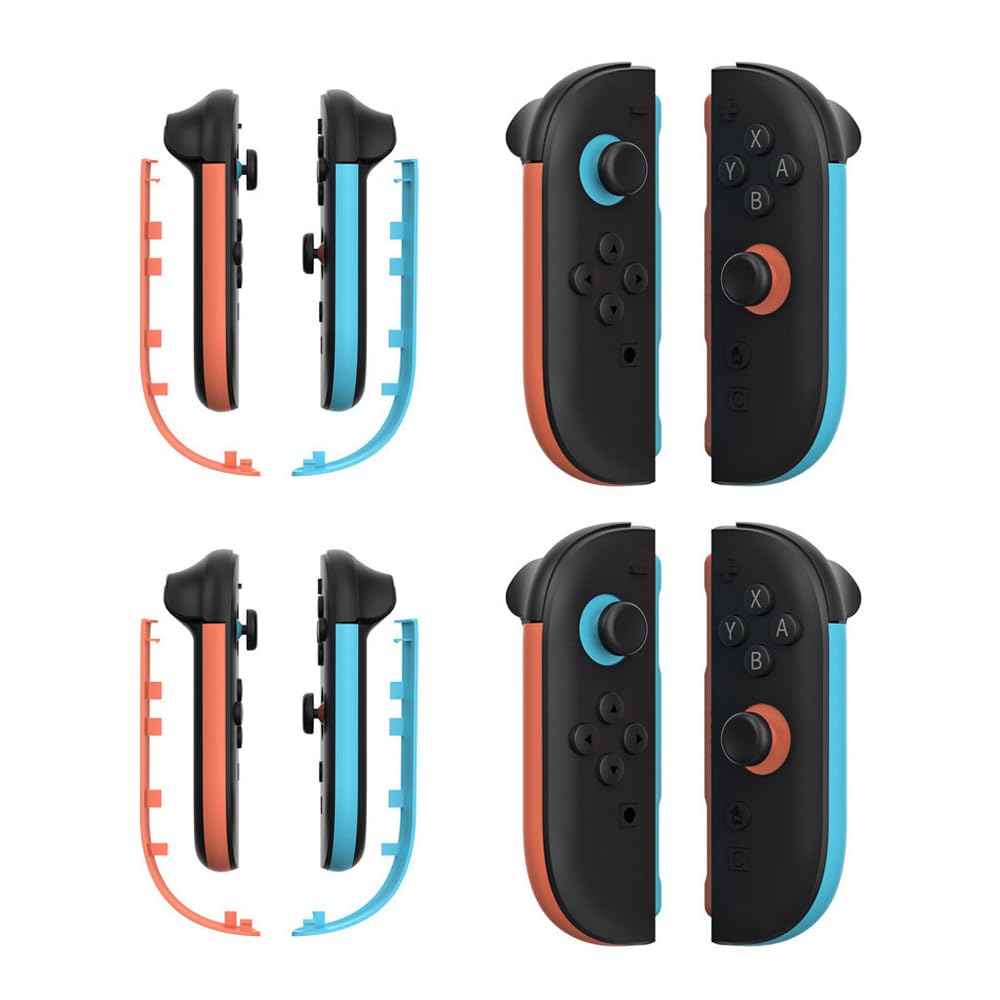 2 packs Left&Right Replacement Decorative Component Strip Comaptible with NS Switch 2 Joycon Controller - Image 1