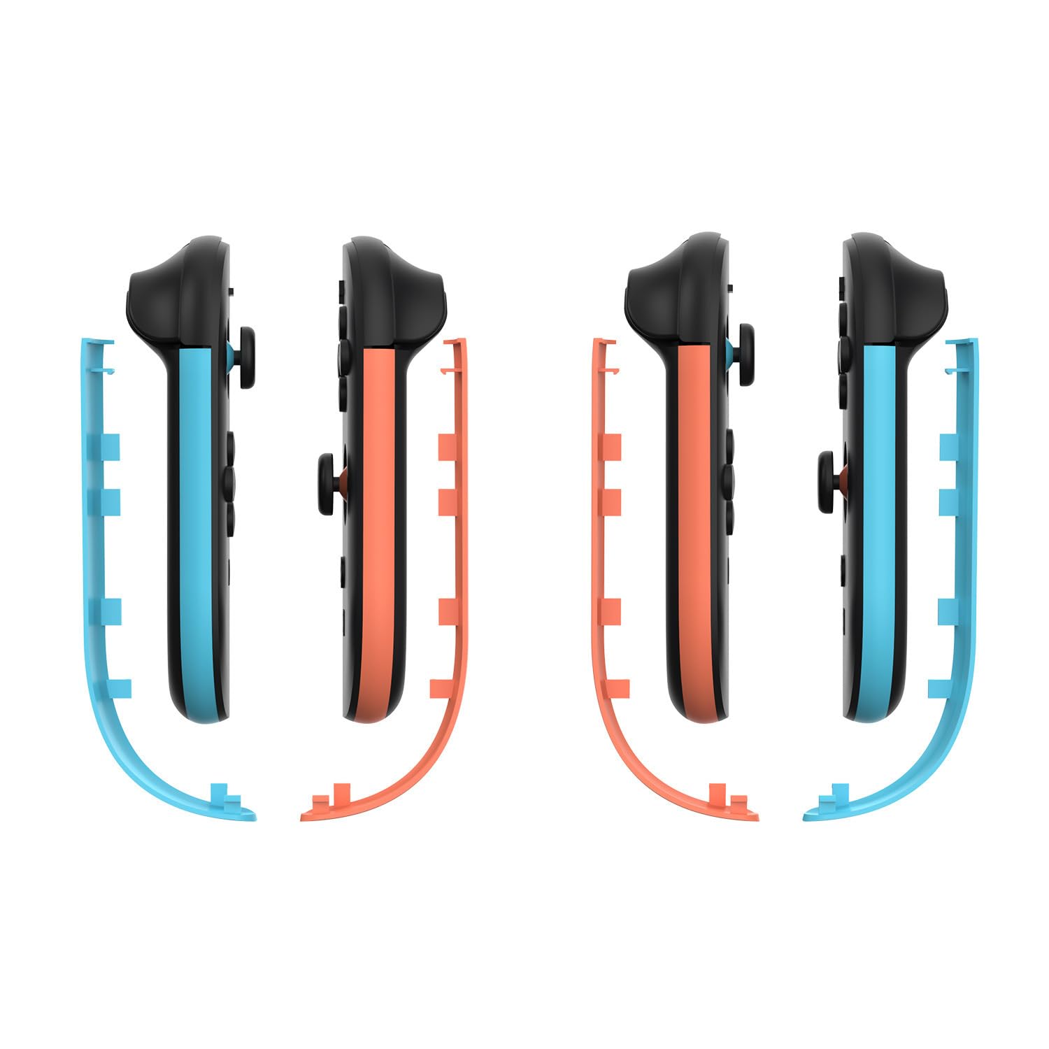 2 packs Left&Right Replacement Decorative Component Strip Comaptible with NS Switch 2 Joycon Controller - Image 4