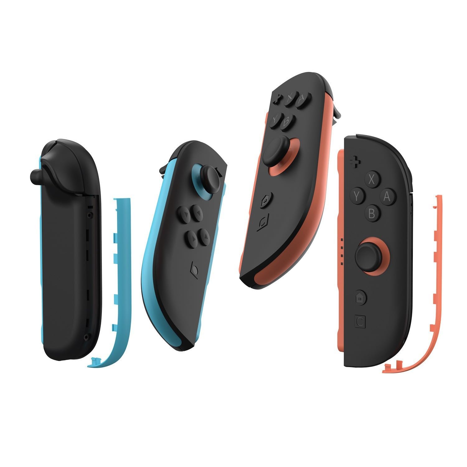 2 packs Left&Right Replacement Decorative Component Strip Comaptible with NS Switch 2 Joycon Controller - Image 5