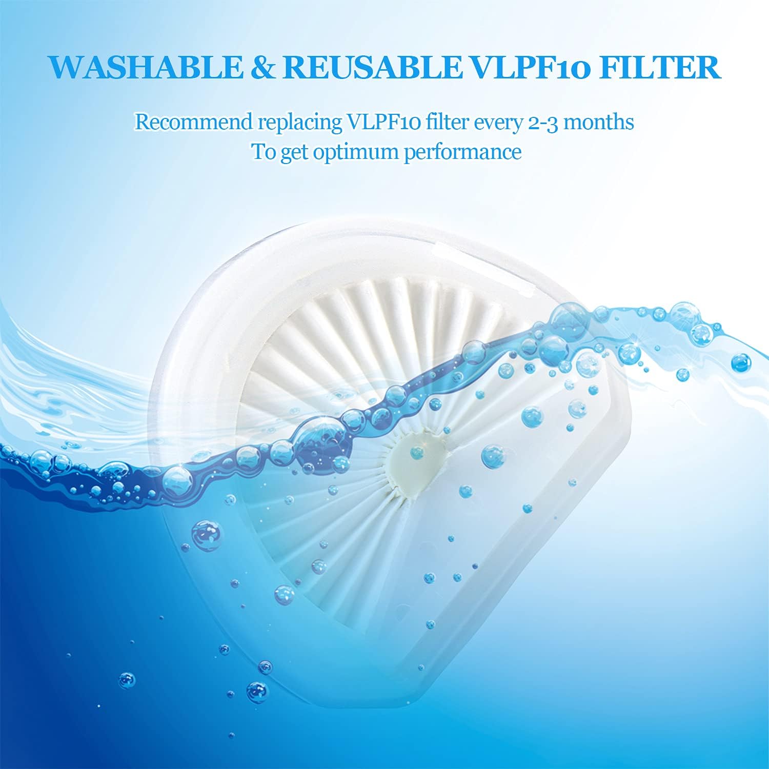 VLPF10 Filter Replacement Compatible with Black and Decker Dustbuster Hand Vacuum Replace Model # HLVA315J HLVA320J00 N575266 (4 Pack) - Image 2