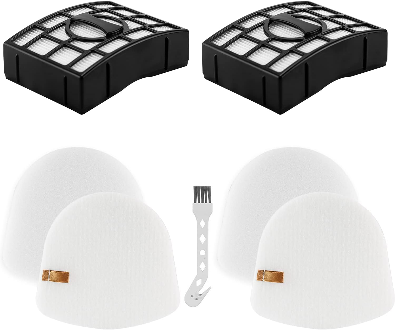 ZU560 Filter Replacement Compatible with Shar-k Rotator Navigator Zero-M Lift-Away Speed Upright Vacuum ZU560C, ZU561, ZU562, ZU572, UV572CCO, UV650, Replaces Part XFFK560, XHEPA560 - Image 1