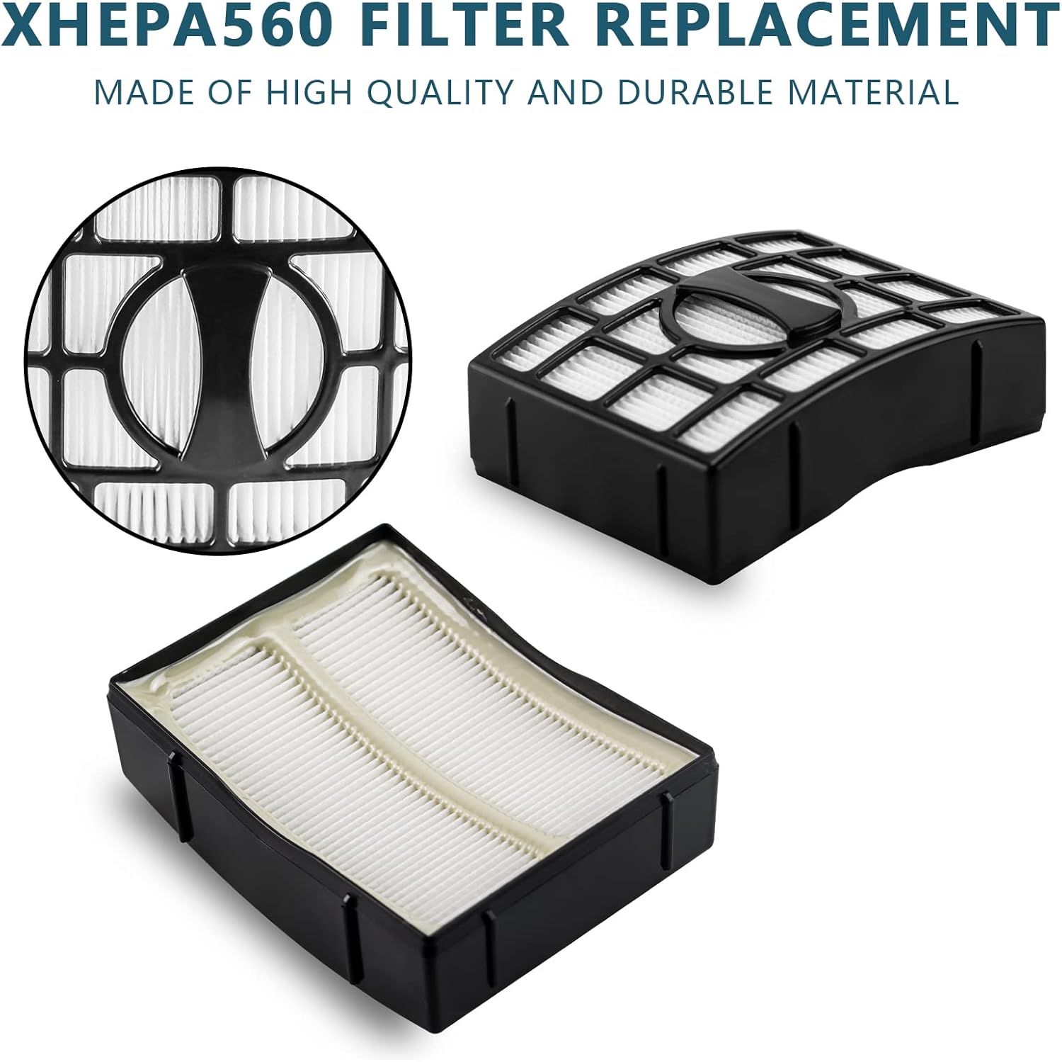 ZU560 Filter Replacement Compatible with Shar-k Rotator Navigator Zero-M Lift-Away Speed Upright Vacuum ZU560C, ZU561, ZU562, ZU572, UV572CCO, UV650, Replaces Part XFFK560, XHEPA560 - Image 5