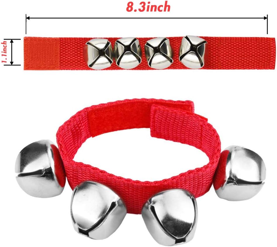 6 PCS Percussion Instruments, Wrist Bells Jingle Bells Musical Rhythm Toys - Image 2